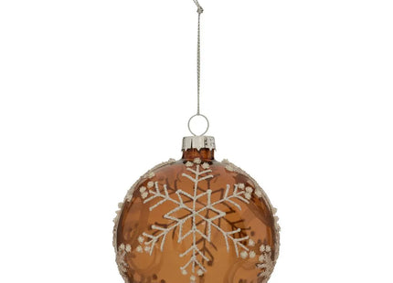 Bola navideña de vidrio 8cm - 207771