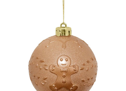 Bola navideña pan de jengibre D8cm - 207793