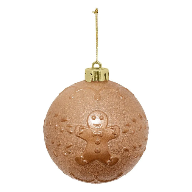 Bola navideña pan de jengibre D8cm - 207793