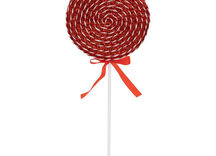 Figura de paleta de poliestireno D19cm x A50cm roja - 207929