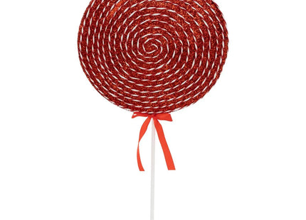 Figura de paleta de poliestireno D30cmx A60cm roja - 207938