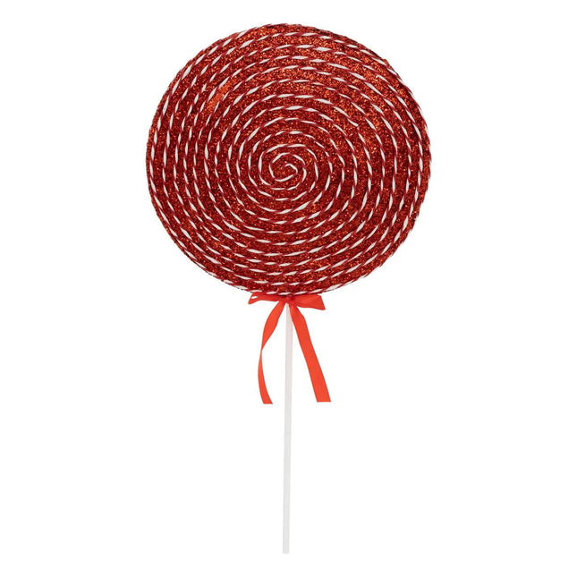 Figura de paleta de poliestireno D30cmx A60cm roja - 207938