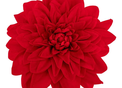Dalia terciopelo sujeto D.20cm rojo - 207968