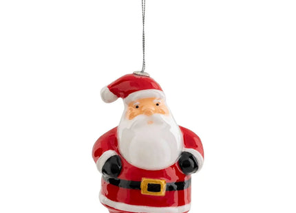 Papá Noel de papel sujeto A12cm rojo - 208076