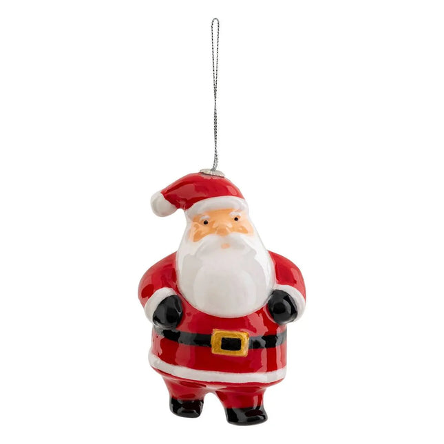 Papá Noel de papel sujeto A12cm rojo - 208076