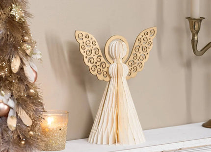 ÁNGEL DE PAPEL CRUDO A25cm - 208110
