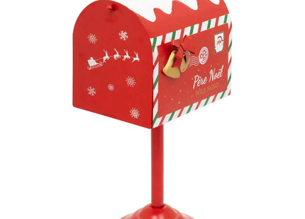 Buzón metálico rojo A32cm - 208133