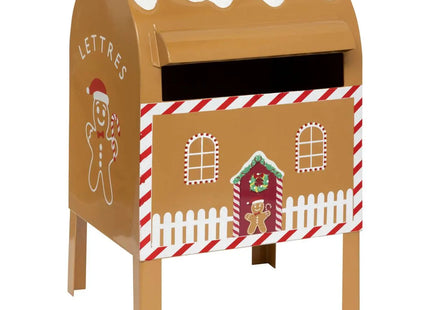 Buzón metal "Pan de jengibre" 34cm - 208137