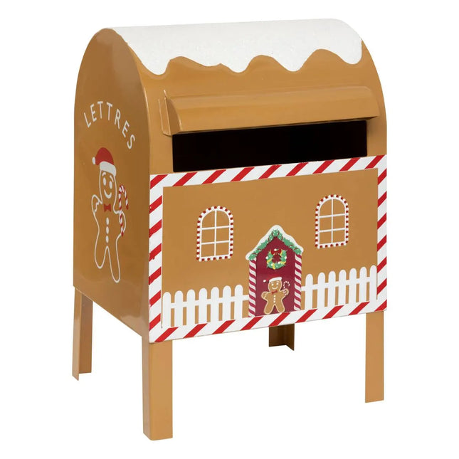 Buzón metal "Pan de jengibre" 34cm - 208137