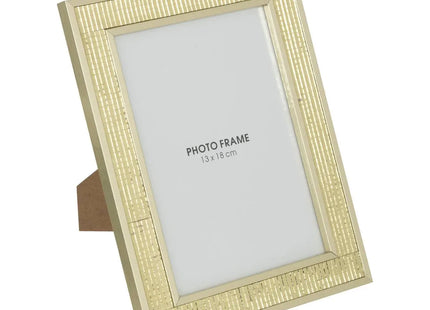 PORTA RETRATO DISCO DORADO 13X18cm - 208174