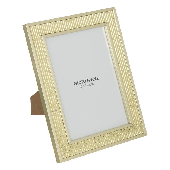 PORTA RETRATO DISCO DORADO 13X18cm - 208174