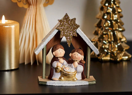 Decoración Pesebre de belén A15cm piedra arenisca - 208184