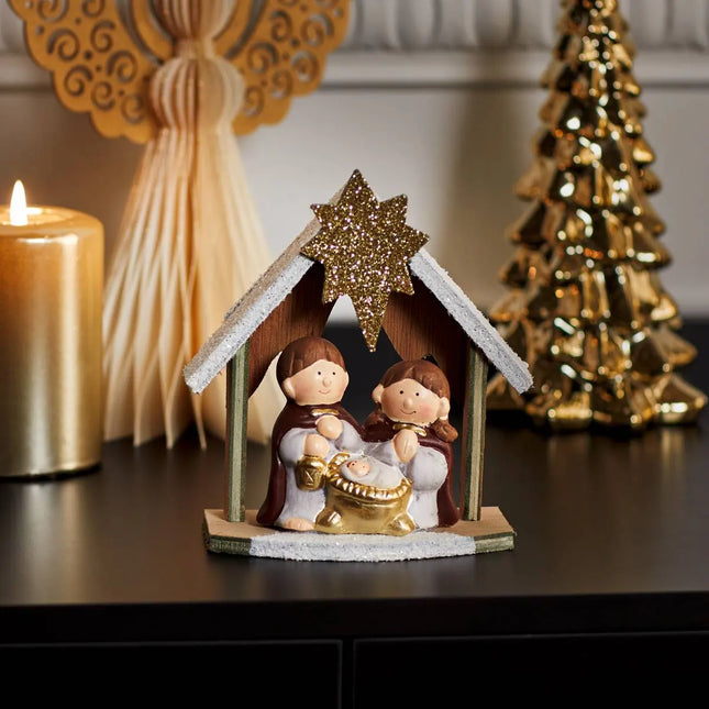 Decoración Pesebre de belén A15cm piedra arenisca - 208184