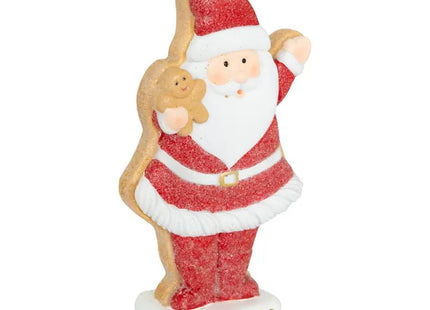 Papá Noel de resina, Altura 17,5 cm - 2 modelos - 208208