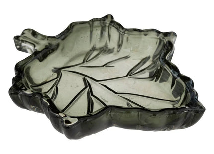 PLATO VIDRIO OJA L14cm - 208267