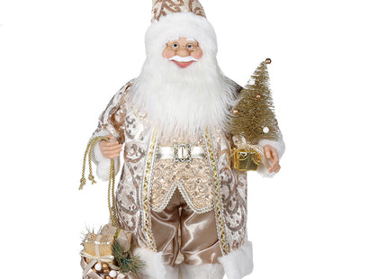Papá Noel dorado 45cm - 208376