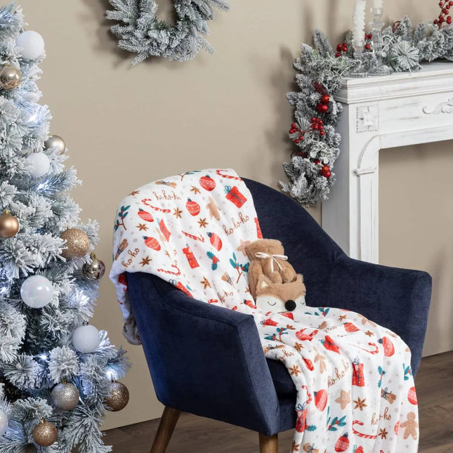 Manta "GINGY" navideña 130x180cm - 208384