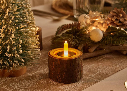 Velas LED Tilia x8 dorado - 208425B