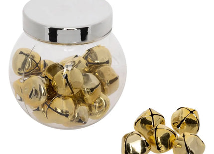 Deco navideño tarro dorado x24 - 208443A