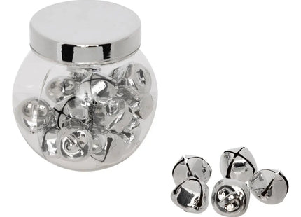 Tarro de deco navideño plata x24 - 208443B