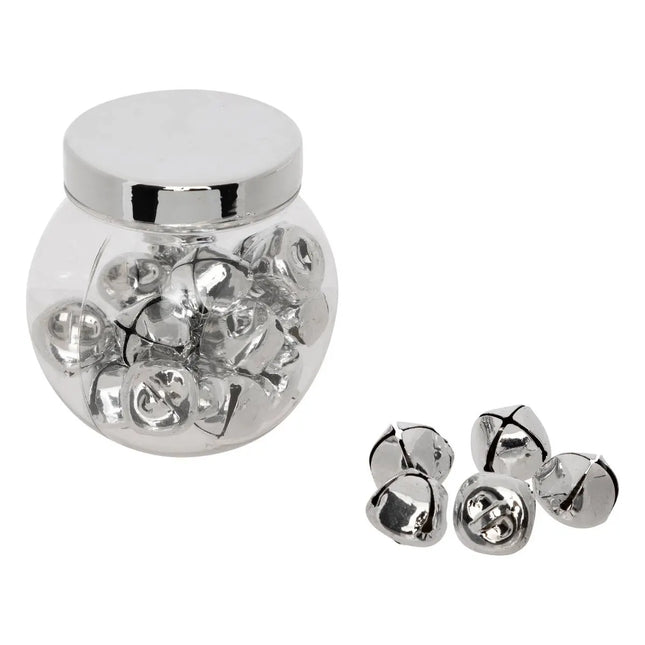 Tarro de deco navideño plata x24 - 208443B