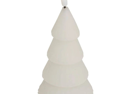 Vela LED en forma de abeto, A13cm, color blanco - 208455A