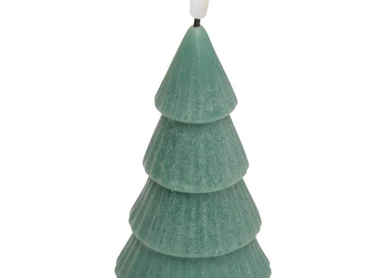 Vela LED en forma de abeto, A13cm verde - 208455B