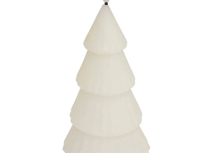 Vela LED en forma de abeto A20cm, color blanco - 208456A
