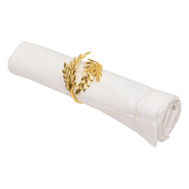 Juego de 2 servilleteros de pan de oro - 208509