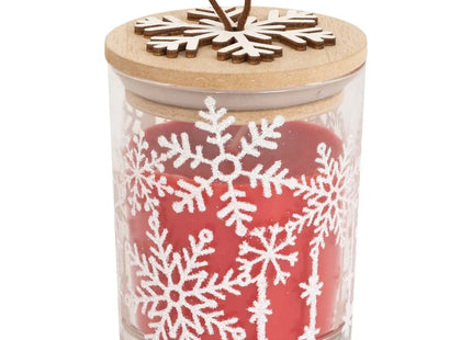 Vela perfumada "Escama" rojo 120 gr - 208531