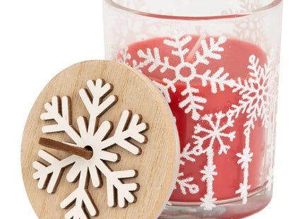 Vela perfumada "Escama" rojo 120 gr - 208531