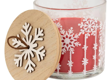 Vela perfumada "Escamas" rojo 280gr - 208532