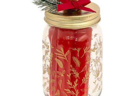 Juego de 5 velas de varilla y tarro para velas de té  - 208542