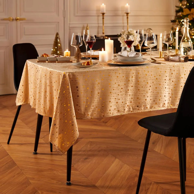 Mantel terciopelo dorado 140x360cm - 208584B