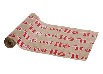 Tela yute "HoHoHo" 28x300cm - 208591