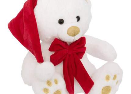 Peluche oso blanco 25cm - 208661