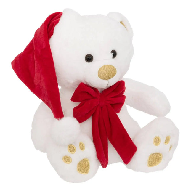 Peluche oso blanco 25cm - 208661