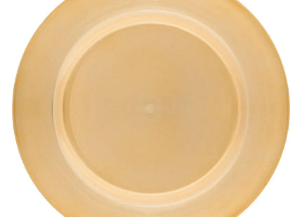 Plato liso dorado D33cm - 208663B