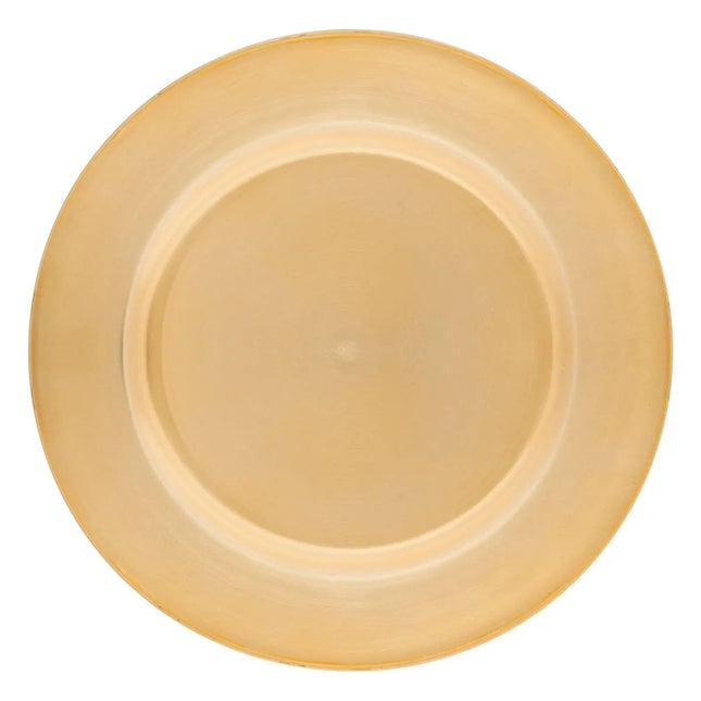 Plato liso dorado D33cm - 208663B