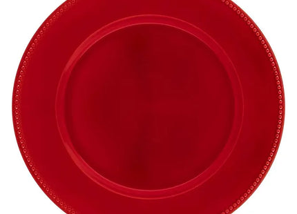 Plato de presentación, 33 cm de diámetro, rojo - 208664A