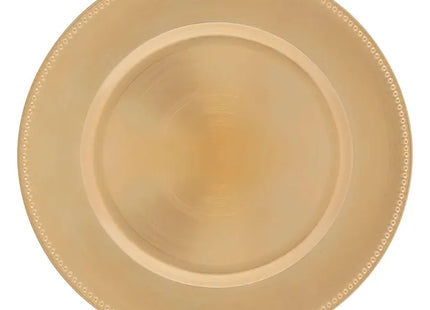 Plato de presentación, 33 cm de diámetro, dorado - 208664B