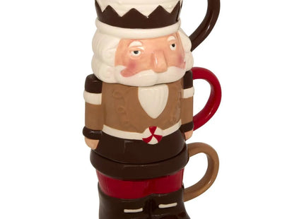 Juego de 3 tazas ADT con forma de cascanueces - 208692