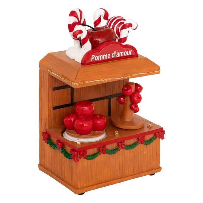 Pueblo luminoso de manzana de caramelo con 7 LED - 208843