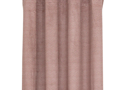 Cortina "Yupi" opaca efecto terciopelo terracota 135x260cm - 209000B