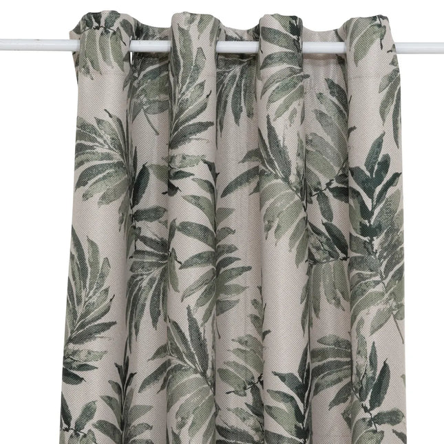 Cortina opaca  "Elena" verde 135x260cm - 209004C