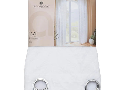 Cortina blanca con estampado salvaje "Lazi" de 140x240cm - 209011D