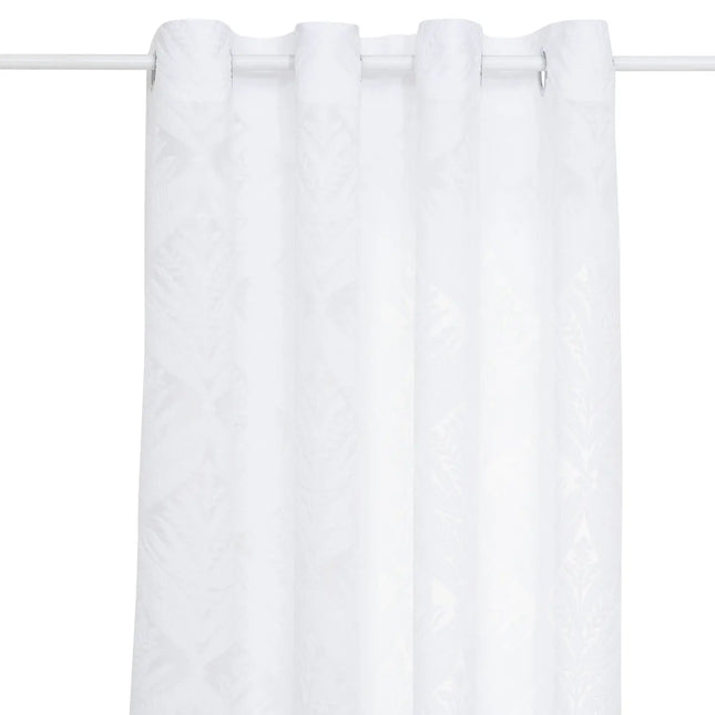 Cortina blanca con estampado salvaje "Lazi" de 140x240cm - 209011D