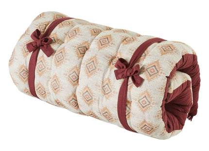 Almohada de suelo de lino jacquard "Ikat" 60x120cm - 209054