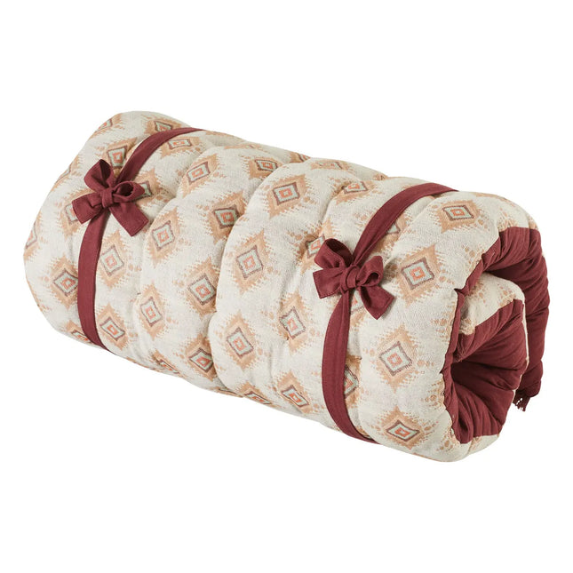 Almohada de suelo de lino jacquard "Ikat" 60x120cm - 209054