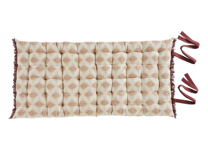 Almohada de suelo de lino jacquard "Ikat" 60x120cm - 209054